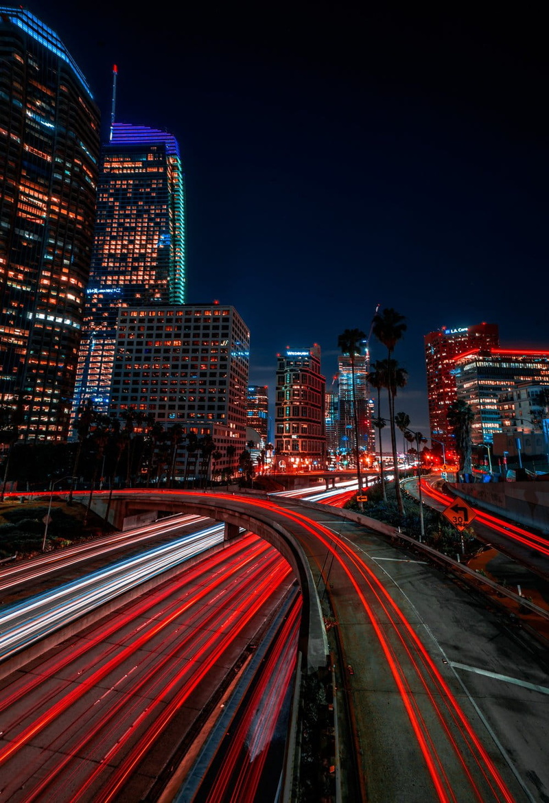 building, City, Highway, street, office building exterior, Road, Urban Life, nature, long exposure, building exterior, cityscape, city life, speed, motion