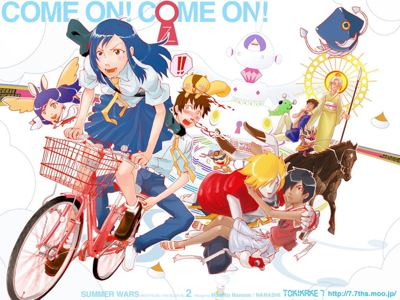 Shinohara Natsuki, 480P, Summer Wars, King Kazma, Koiso Kenji