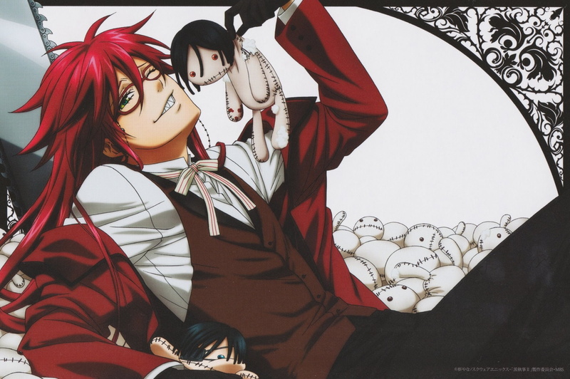 Grell Sutcliff, Anime, 1080P, Black Butler