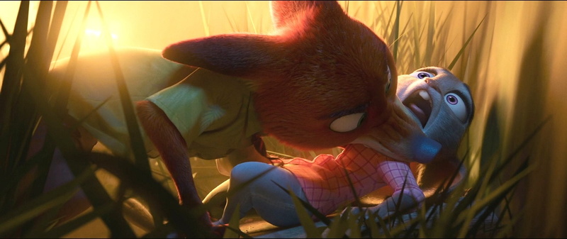 nick wilde judy hopps anthro zootopia fox rabbits animals screen shot movies cartoon 3d, cat, mouth, 1080P, animal body part, mouth open, fun, nature