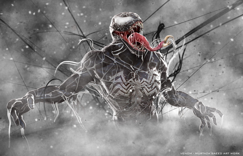 hd, artwork, artist, venom, deviantart, superheroes, supervillain, 4K