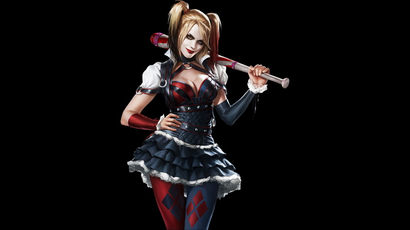 HD, Supervillain, 5K, Harley Quinn, 5K, harley, Minimal, DC Comics, quinn, digital