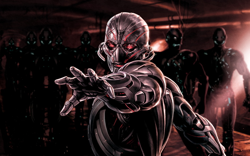 8K, Marvel Comics, 4K, Supervillain, 8K, Ultron, fish, glass, decor, clear, table