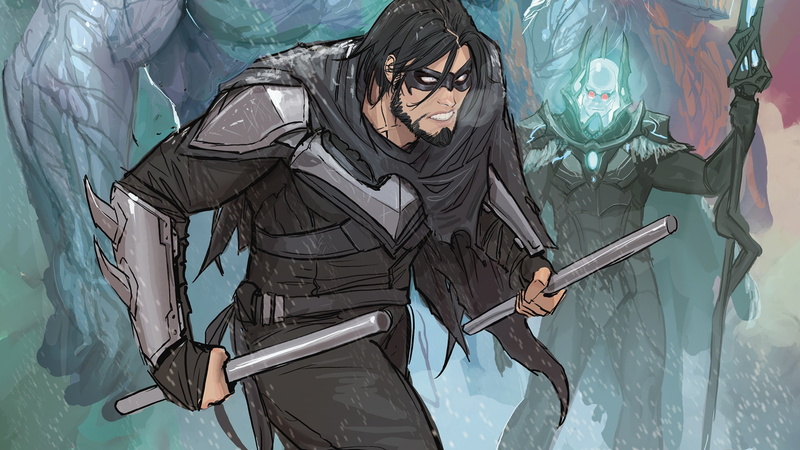 DC Comics, Hero, Dick Grayson, Snow, Costume, Comics, Nightwing, Villain, Supervillain, Superhero, Dark Night: Metal, Stick, Rebirth, Mask, Beard, 1080P