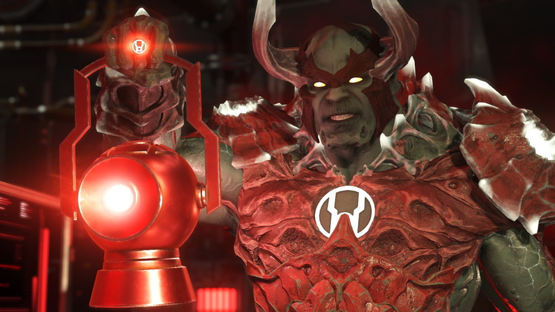 Atrocitus, red, Injustice 2, NetherRealm Studios, 1080P, powerful, Red Lantern Corps, supervillain, game, red ring, rage, Red Lantern