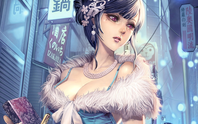 1080P, Girl, Gang Road Joker, Street, Anime, Book
