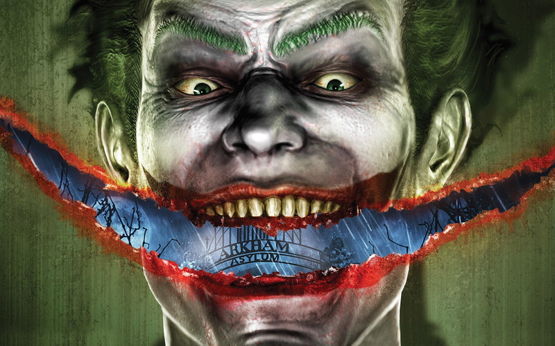 arkham asylum, joker, knight, games, asylum, arkham, 2K, batman, painting, 2560x1600