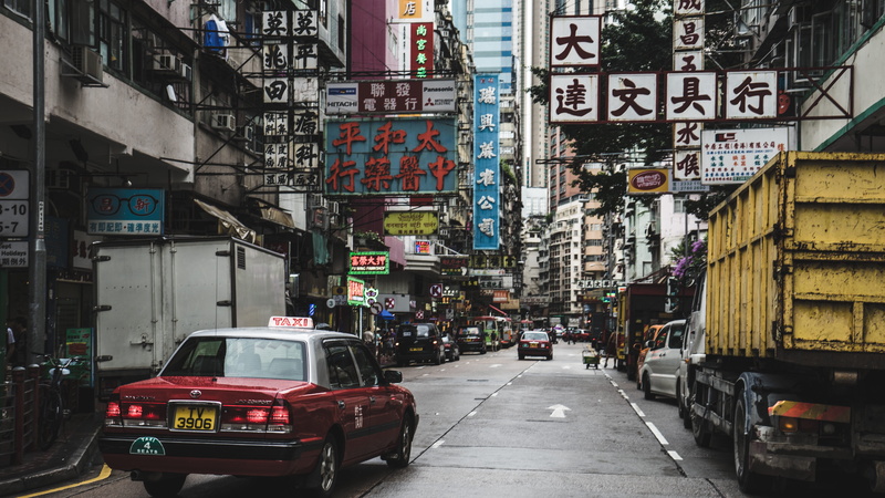 5K, non-western script, near, no people, architecture, transportation, building Exterior, japan, city street, urban Scene, downtown District, incidental people