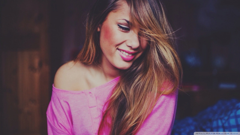 young women, brunette, one person, hair, headshot, happy, bare shoulders, beautiful woman, looking, beauty, face, brown hair, young adult, hairstyle, emotion