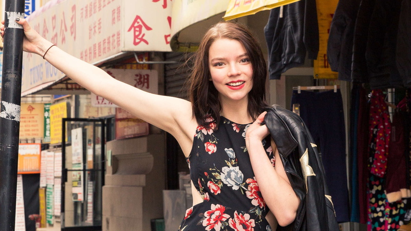 retail, young adult, adult, leisure activity, looking at camera, fashion, front view, beautiful woman, outdoors, women, portrait, emotion, Anya Taylor-Joy 