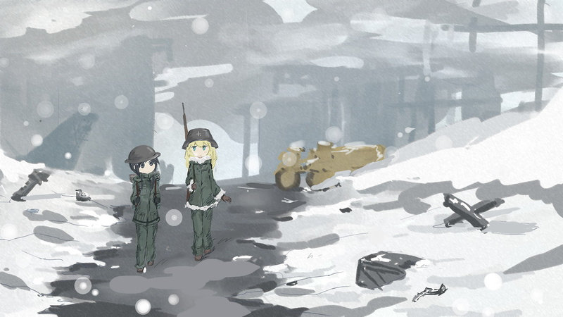 anime girls, Yuuri (Shoujo Shuumatsu Ryokou), Shoujo Shuumatsu Ryokou, 1080P, Chito (Shoujo Shuumatsu Ryokou)