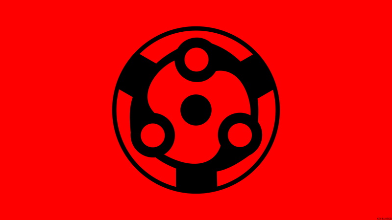 Naruto, Mangekyō Sharingan, 8K, Sharingan (Naruto), Minimalist, Anime