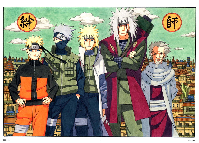 kakashi, uzumaki, yondaime, shippuden, jiraiya, 2K, hiruzen, naruto, hatake, sarutobi