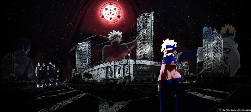 naruto akatsuki, creativity, nature, decoration, incidental people, lifestyles, building exterior, lighting equipment, kawaki, real people, leisure activity