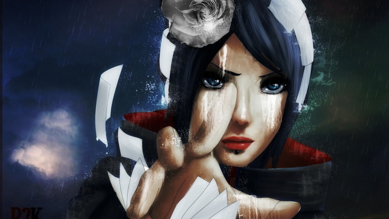 shippuden, akatsuki, Naruto: Shippuden, hd, art, naruto, konan, 1080P, anime, x