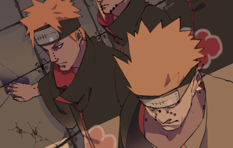 1080P, Pain (Naruto), Naruto, Akatsuki (Naruto)