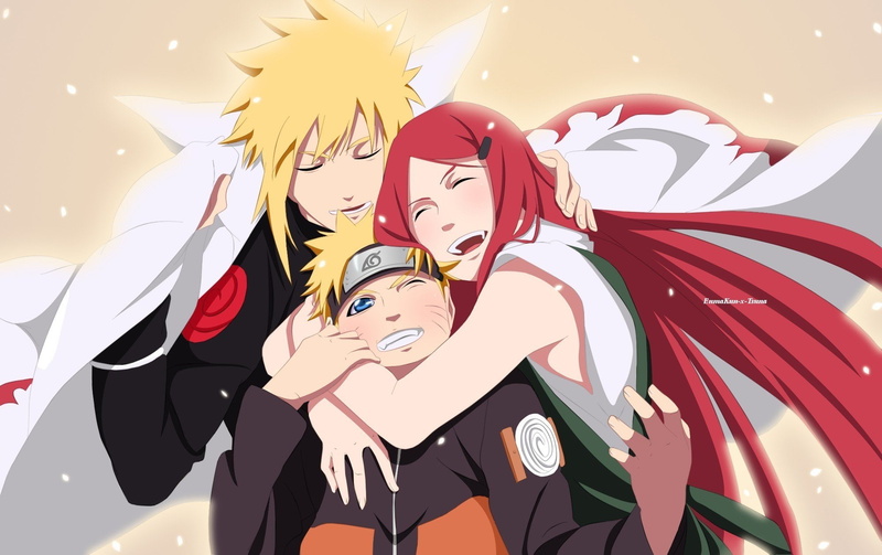 uzumaki, anime, 1080P, naruto, family, kushina, shippuden, minato, namikaze