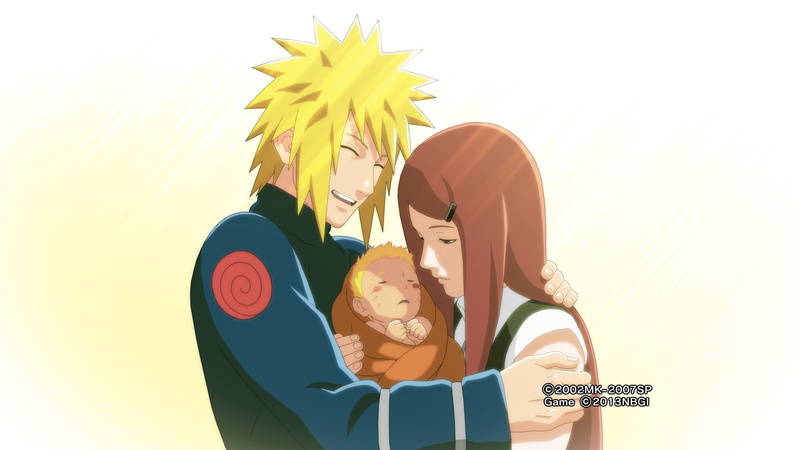 Uzumaki Naruto, Namikaze Minato, video games, Uzumaki Kushina, Naruto Shippuuden, 1080P, anime
