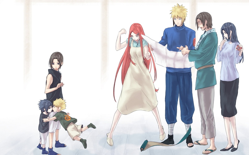 uzumaki, namikaze, itachi, Naruto: Shippuden, Uchiha Sasuke, art, anime, minato, 1080P, uchiha, kushina, naruto, hd, shippuden, sasuke