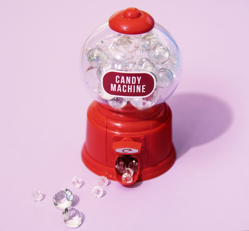 playful, stuffing, colorful, sparkly, toy, rich, sweet, savings, scrolling, wealth, 4K, diamond, symbol, rewind, machine, shadow, pop, coin