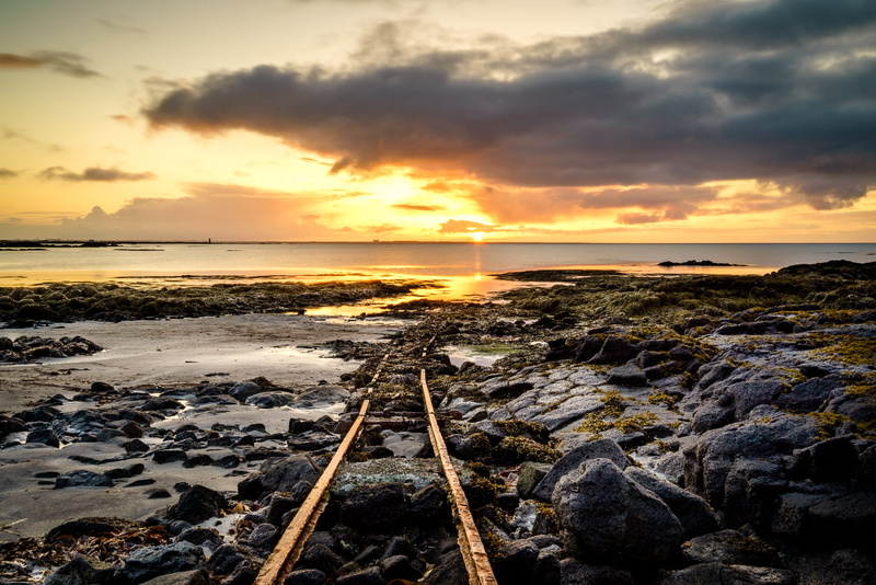 beside, cloud, metal, landscape, sky, longexposure, seascape, ILCE-7R, iceland, lee, coastline, nature, nd, 720P, brown, sea, beach, outdoors, dusk, sun