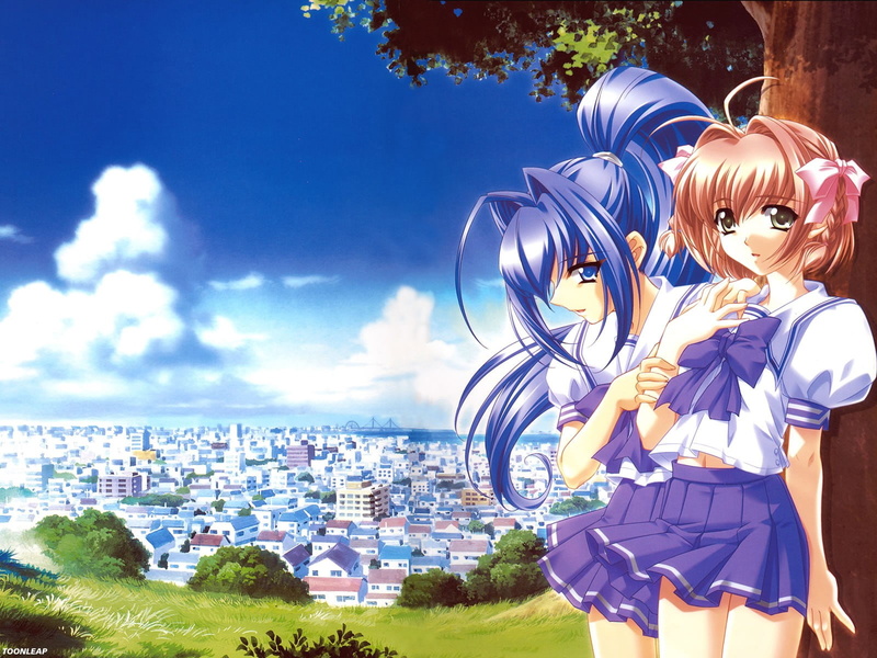 720P, Hayase Mitsuki, anime girls, miniskirt, anime, Kimi ga Nozomu Eien, Suzumiya Haruka