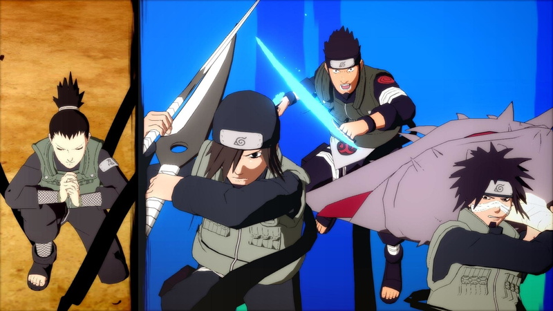 Asuma Sarutobi, 1080P, nature, females, portrait, sky, front view, Kotetsu Hagane, Video Game, waist up, males, people, women, adult, Shikamaru Nara, group of people
