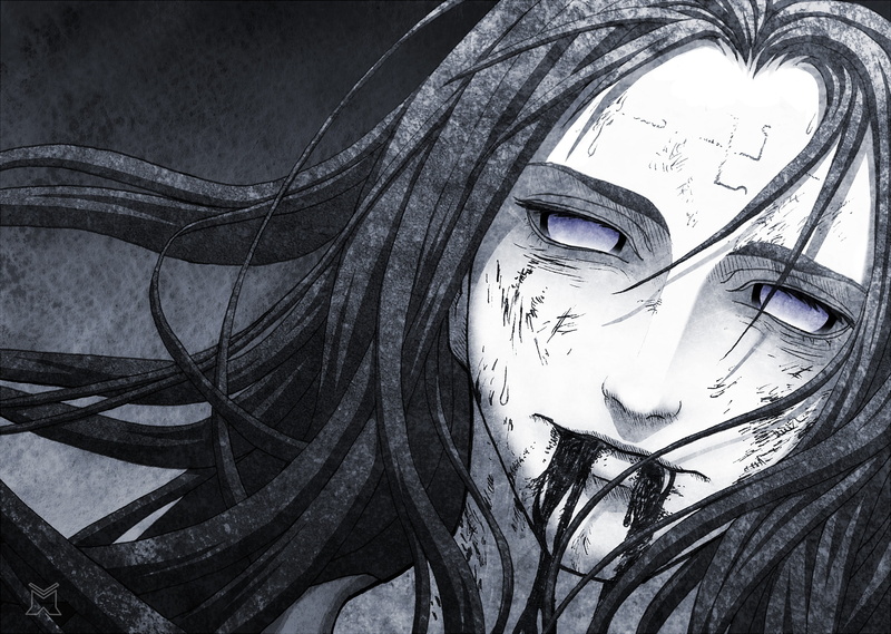 character, charcoal, indoors, painting, close-up, craft, pattern, drawing - art product, still life, architecture, tree, representation, Hyuuga Neji, anime boys