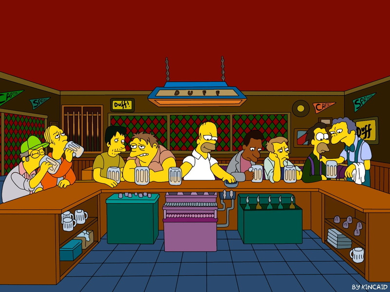 Homer Simpson, The Simpsons, Moe Szyslak, 720P