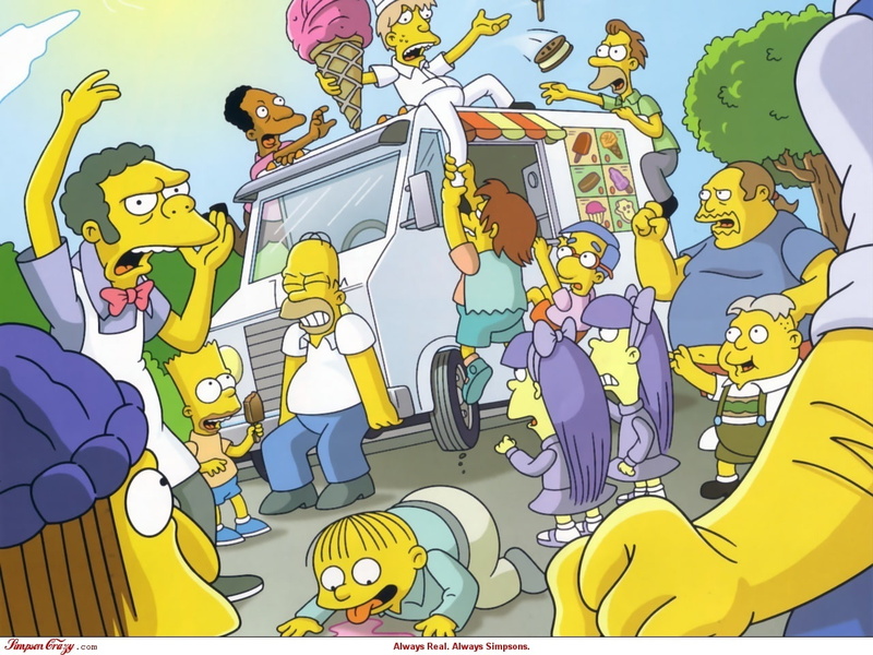 bart, szyslak, book, wiggum, riot, 720P, cream, ice, guy, simpson, homer, milhouse, houten, nelson, ralph, simpsons, van, cartoons, moe, comic