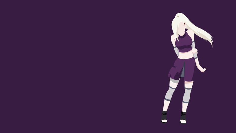 1080P, Ino Yamanaka, Minimalist, Anime, Naruto