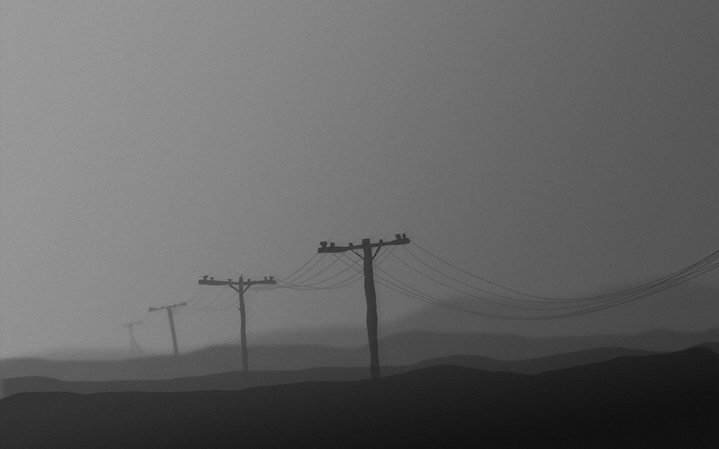 technology, power supply, mist, cable, electrical equipment, power line, low angle view, electricity, posts, electricity pylon, fuel and power generation