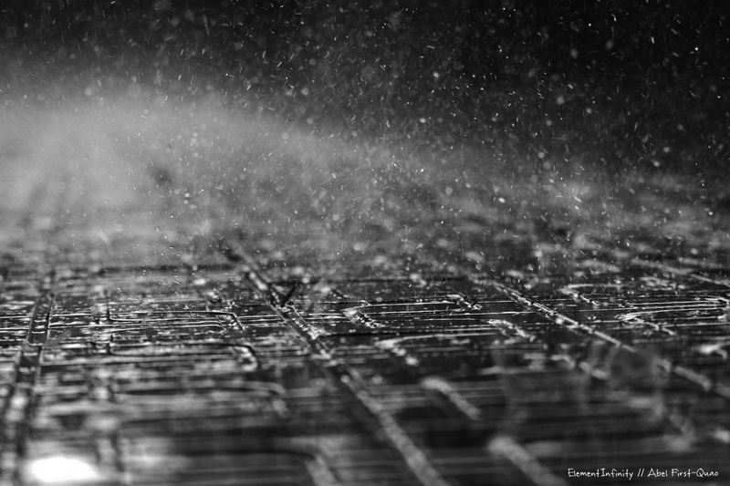 mood, storm, cobble, 1080P, rain, sidewalk, wet