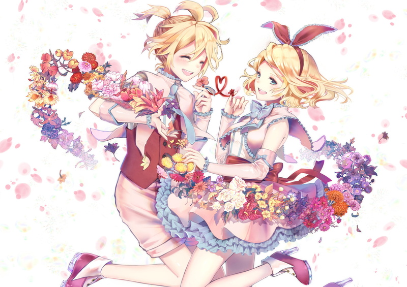 Len Kagamine, Anime, Rin Kagamine, Vocaloid, 1080P
