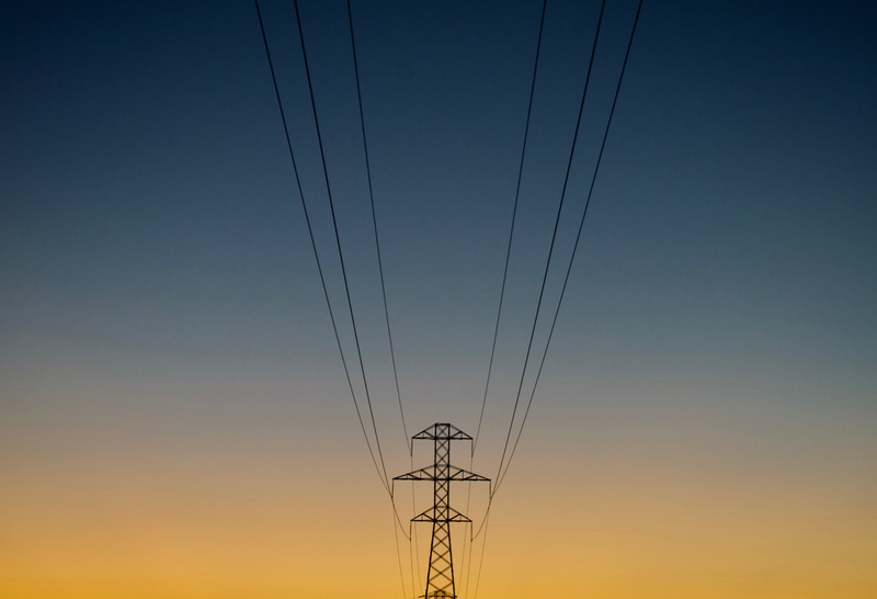 tower, hour, transmission, clear sky, nature, cable, photography, outdoors, tall - high, technology, sky, dusk, gray, utility, silhouette, golden, power supply