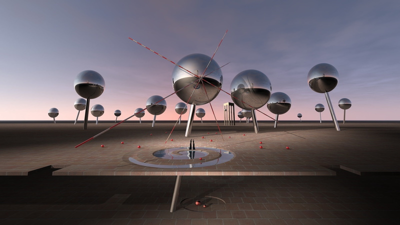 technology, transportation, communication, outdoors, table, blue, 2K, gray, antenna - aerial, wood - material, flying, nature, balls, sky, built structure