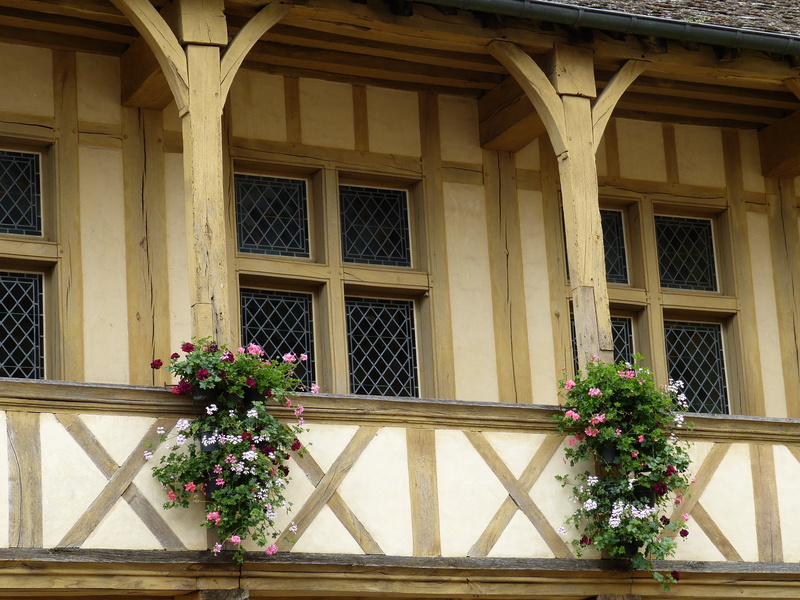 romantic, architectural column, burgundy, balcony, beaune, flower, fragility, building exterior, built structure, architecture, window, growth, freshness