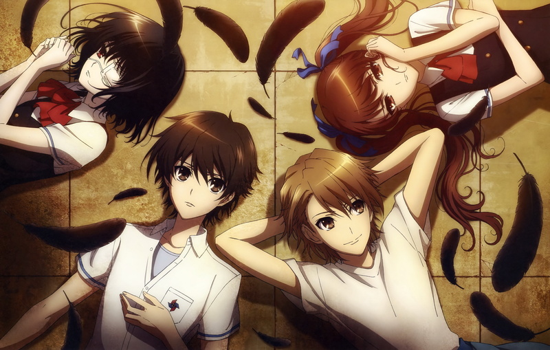 Naoya Teshigawara, Kouichi Sakakibara, Anime, Izumi Akazawa, Another, Another (Anime), 4K, Mei Misaki