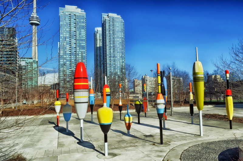 cities, clear sky, urban, office building exterior, tall - high, landmark, nature, day, skyscraper, building, sky, buildings, canoe landing park, security