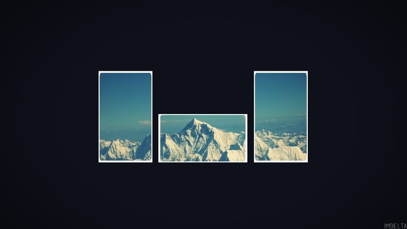 mountain, travel, sky, scenics - nature, copy space, cold temperature, white, land, tree, dark, night, beauty in nature, mountains, minimalism, panel, 1080P