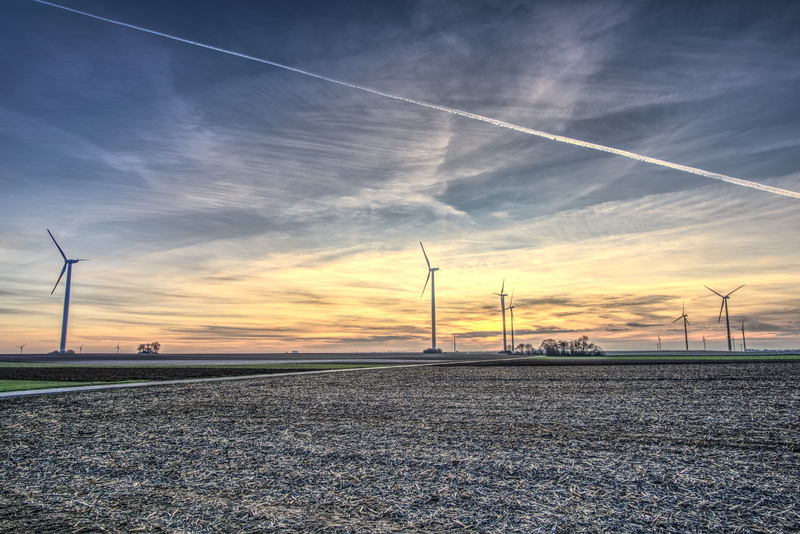 technology, sky, turbine, environmental conservation, electricity, alternative energy, road, wind power, cloud - sky, environmentally friendly, nature