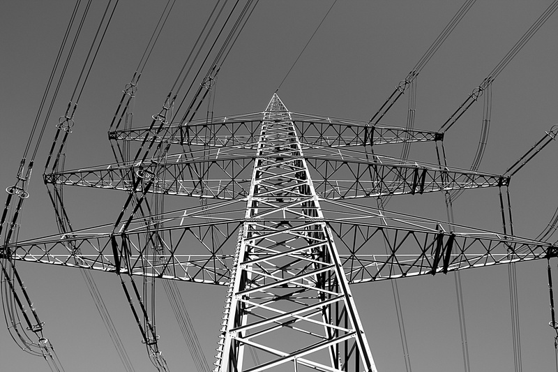 silhouette, outdoors, reinforce, strommast, technology, alloy, upper lines, steel, built structure, power lines, architecture, complexity, connection, power supply