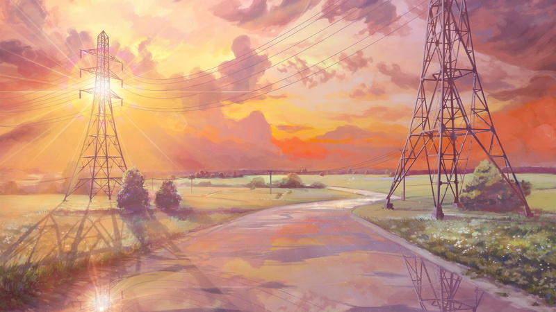electricity, nature, technology, sailboat, scenics - nature, cloud - sky, beauty in nature, electricity pylon, sky, landscape, connection, cable, water