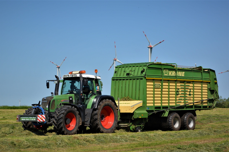 agricultural machinery, custom work, 4K, sky, nature, transportation, wind turbine, fendt, machinery, field, work, fokke meyer, harvester, landscape, land