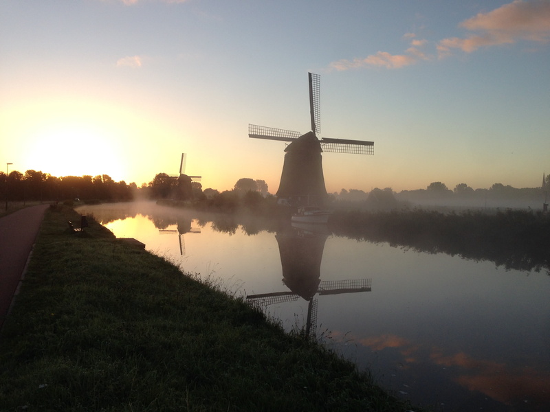 water, mill, turbine, sunset, scenics - nature, outdoors, sun, nature, beauty in nature, plant, 2K, dutch, netherlands, fuel and power generation, wind turbine