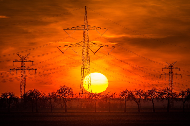 abendstimmung, technology, sustainable resources, alternative energy, cloud - sky, power supply, electrical equipment, environmental conservation, electricity pylon