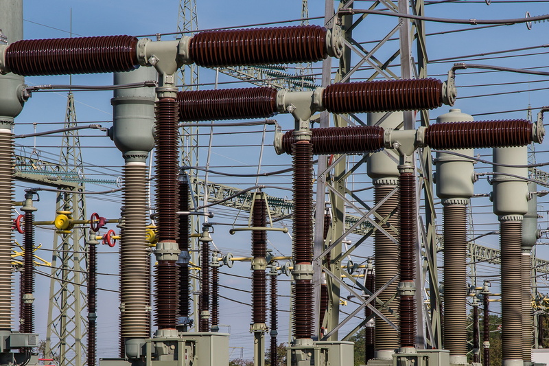 fuel and power generation, strommast, sunlight, sky, industrial equipment, current, no people, connection, industry, power supply, substation, power generation
