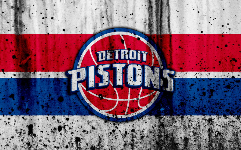 4K, NBA, Basketball, Detroit Pistons, Logo