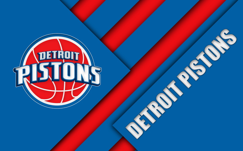NBA, 4K, Logo, Detroit Pistons, Basketball