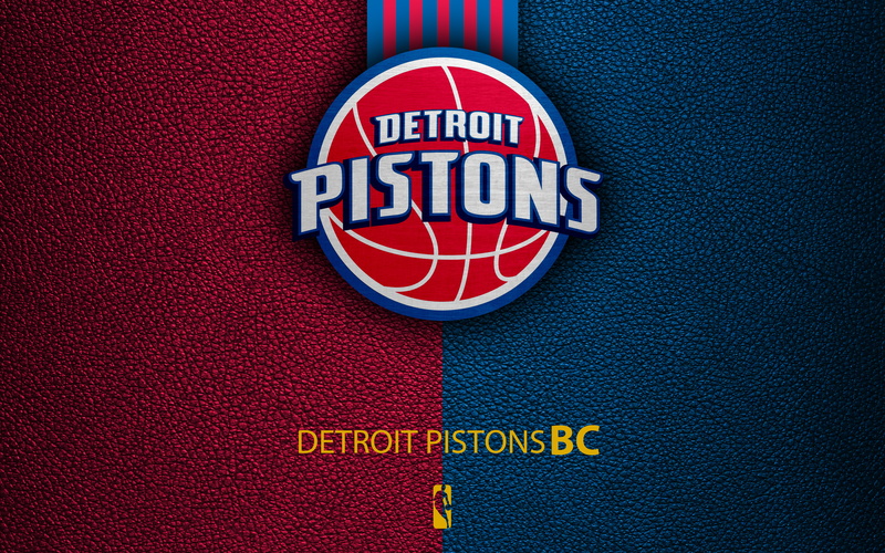 Detroit Pistons, Basketball, NBA, Logo, 4K